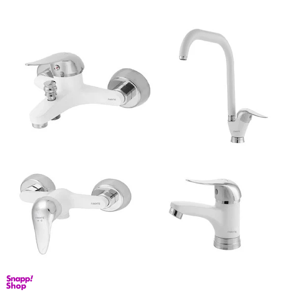 ست شیرآلات فاخته مدل زحل کد SK2 مجموعه 4 عددی