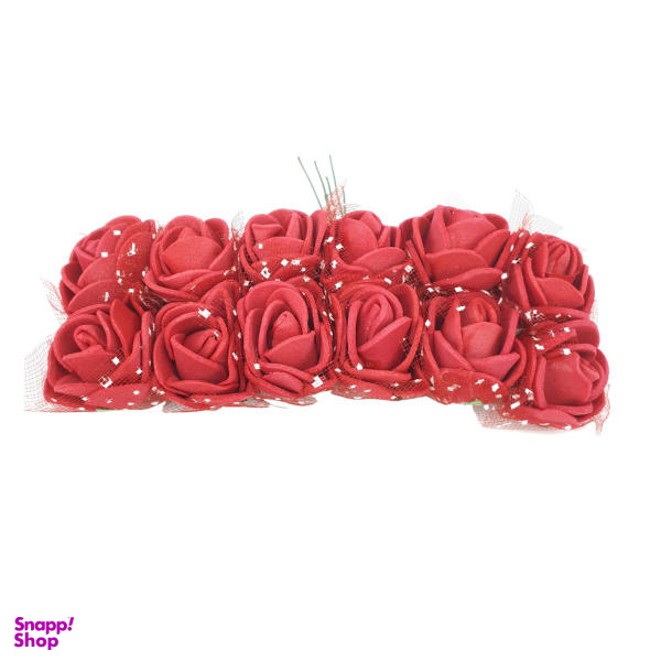 گل فومی تور دار بسته 12 عددی