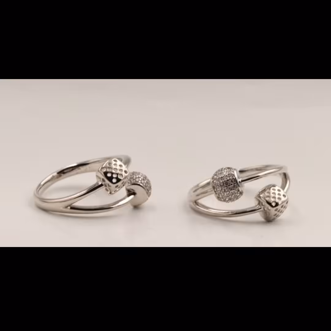 انگشتر کد11486برند ژوپینگ.طرح جواهر.نگین اتمی.با آبکاری طلا.ضد حساسیت.رنگ ثابت.سایزبندی کامل5