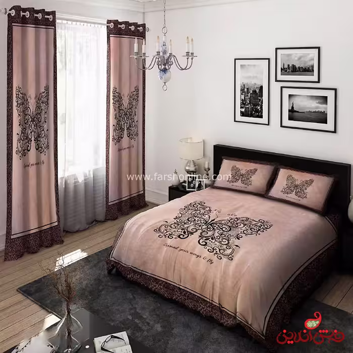 روتختی طرح پروانه فانتزی کد 15315