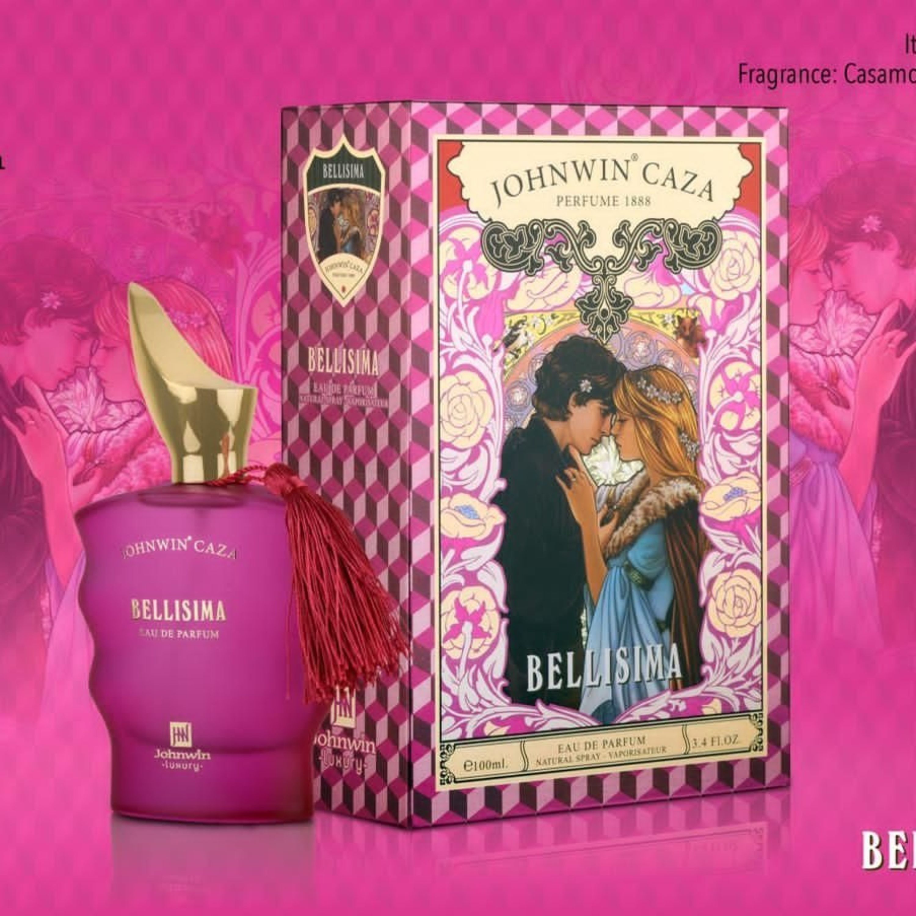 ادکلن BLLISIMA JOHNWIN CAZAMORATI ادکلن علی سینا کازاموراتی جانوین