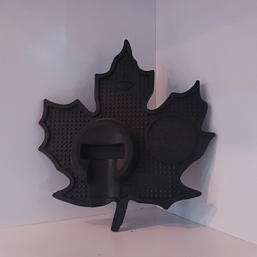 مت تمپر قهوه طرح برگ