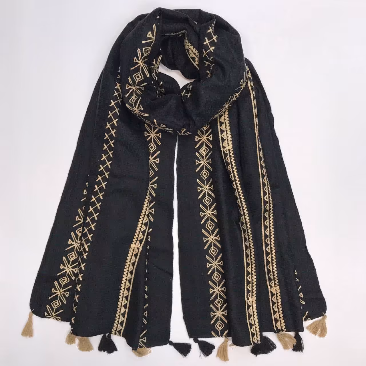 شال موهر خامه دوزی