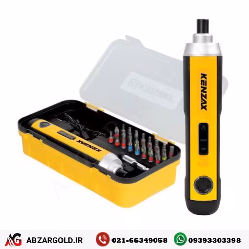 ست پیچ‌ گوشتی قلمی 3.6 ولت کنزاکس مدل 8204