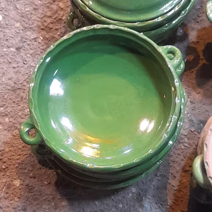 ماهی تابه سفالی ( پسکرایه)
