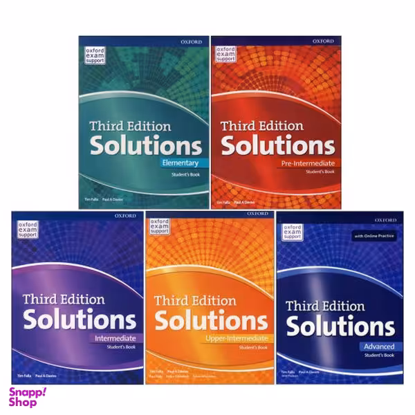 کتاب Solutions Third Edition اثر Tim Falla And Paul A Davies انتشارات هدف نوین 5 جلدی
