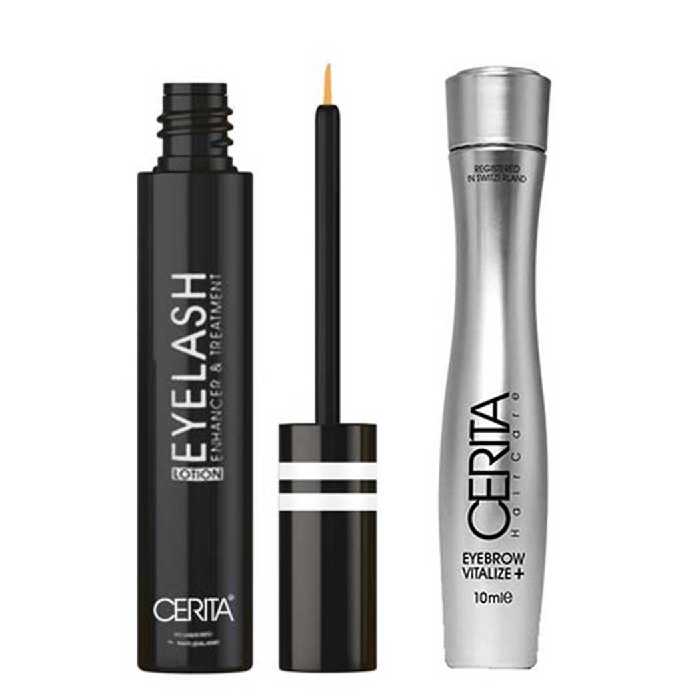 سریتا  تقویت کننده مژه سریتا مدل 012 حجم 7 میلی لیتر به همراه سرم احیا کننده ابرو سریتا تاریخ انقضا 1405.7