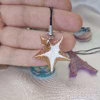 آویز موبایل رزینی طرح ستاره 