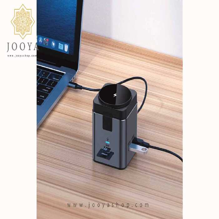 هاب و شارژر بی سیم 9 در 1 GREEN LiON مدل GL-HUB5