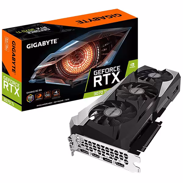 کارت گرافیک گیگابایت مدل GeForce RTX 3070 Ti GAMING OC 8G - پردیس پازار