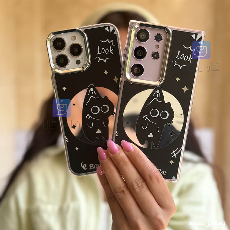 خرید قاب فانتزی گوشی A34 مدل Look Cat | فارس کالا