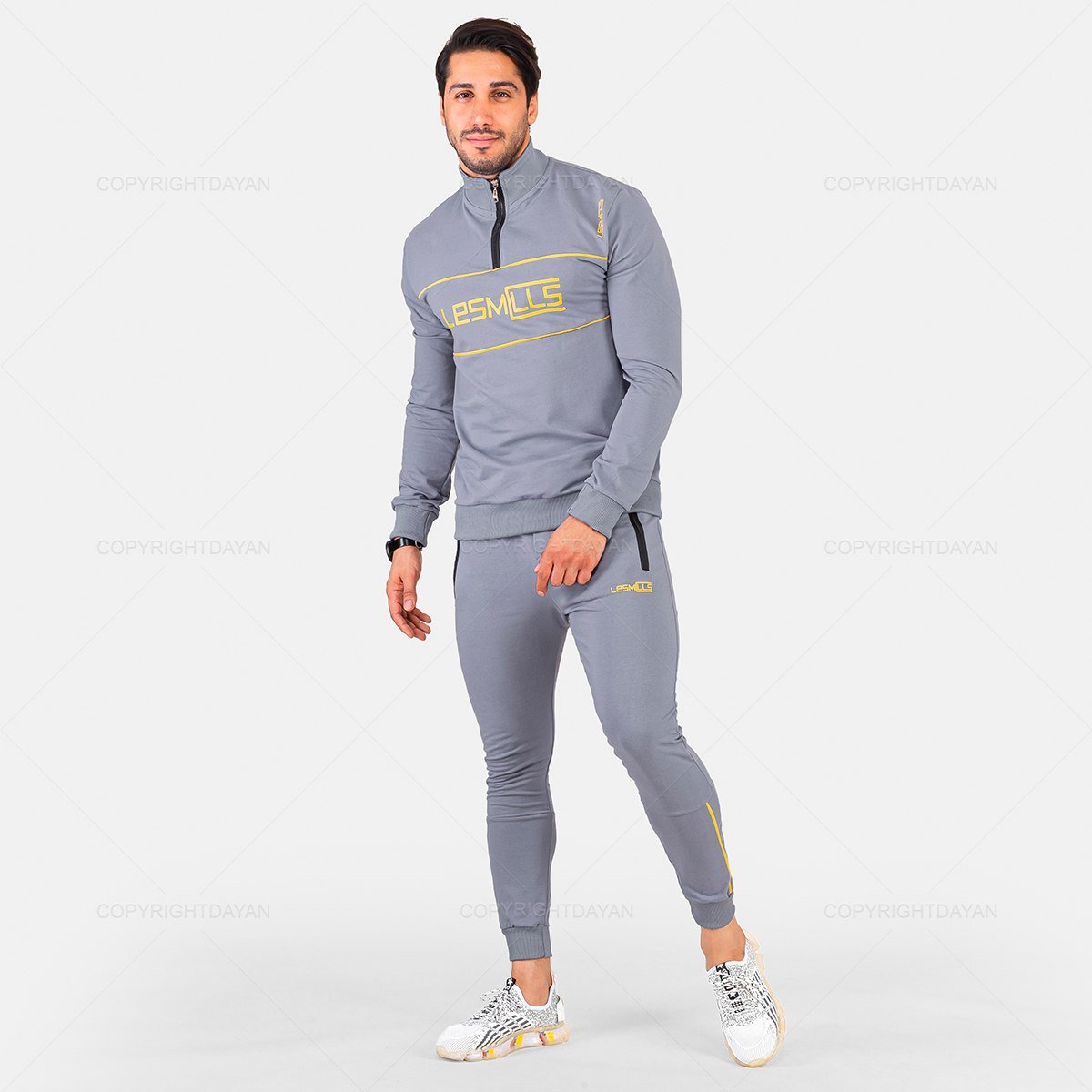 تخفیف زمستانی سویشرت و شلوار مردانه گرم مدل 21873
