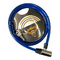 قفل دوچرخه شیلد آبی و مشکی