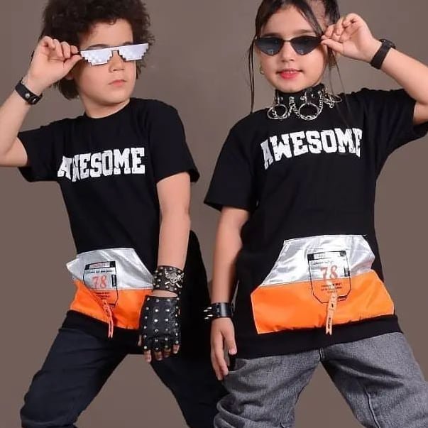 تیشرت تک اسپورت ی ست جذاب خوااهر برادری، بلوز تک