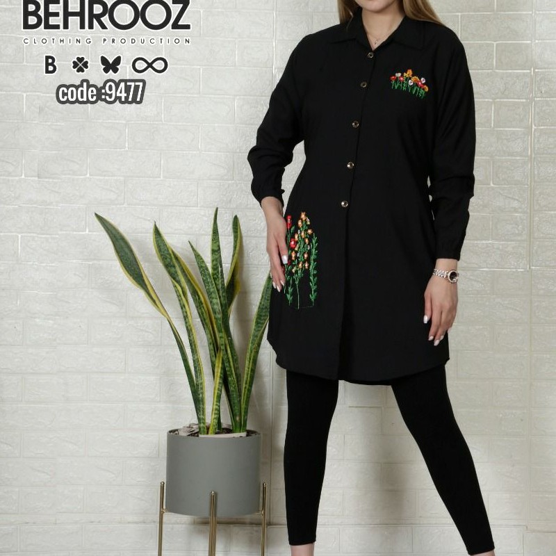 مانتو گلدوزی 