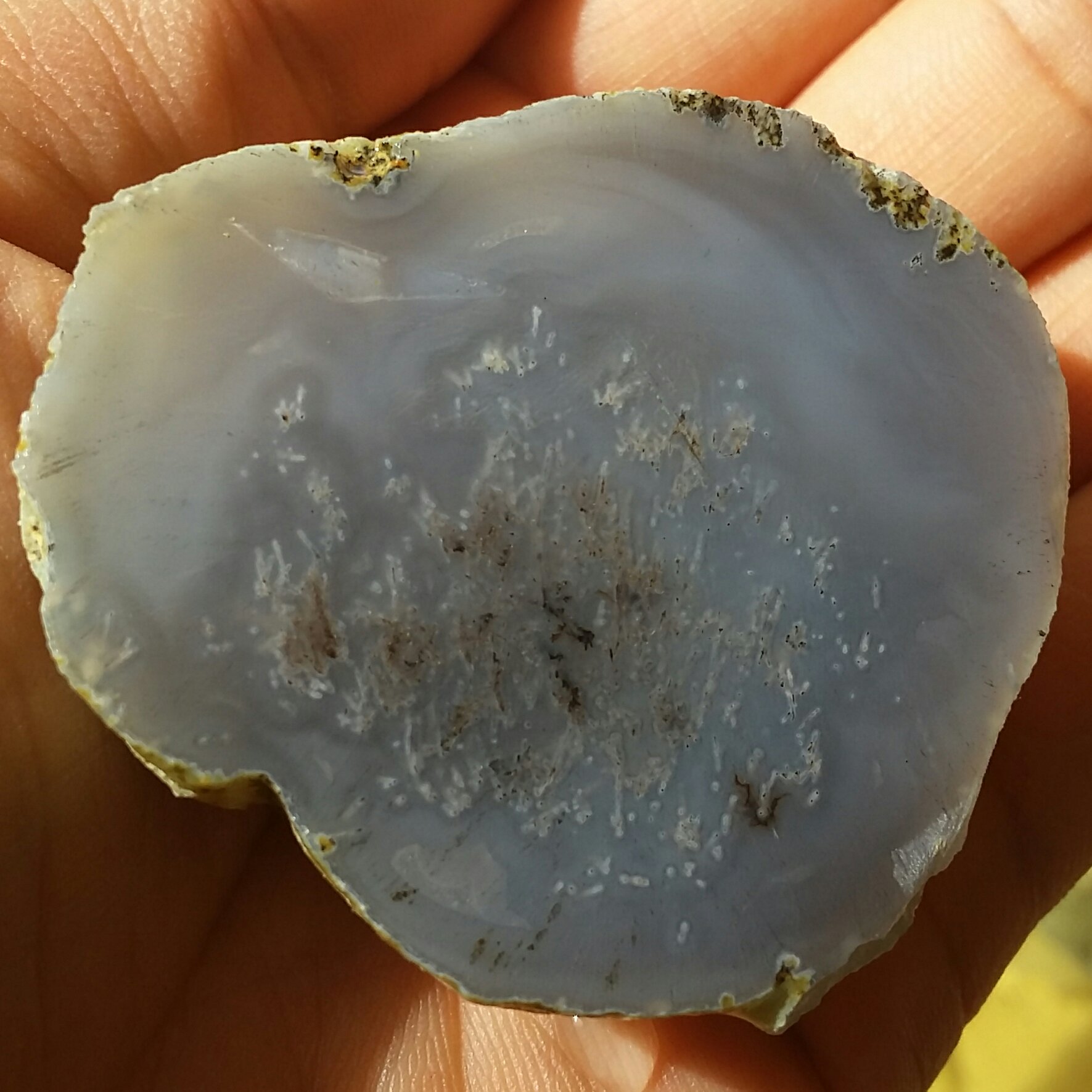 اسلایس سنگ راف عقیق مویی تکرار نشدنی محشر 100درصد طبیعی دیدنی