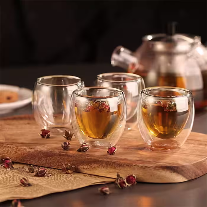 لیوان دوجداره مدل 150 میل تک