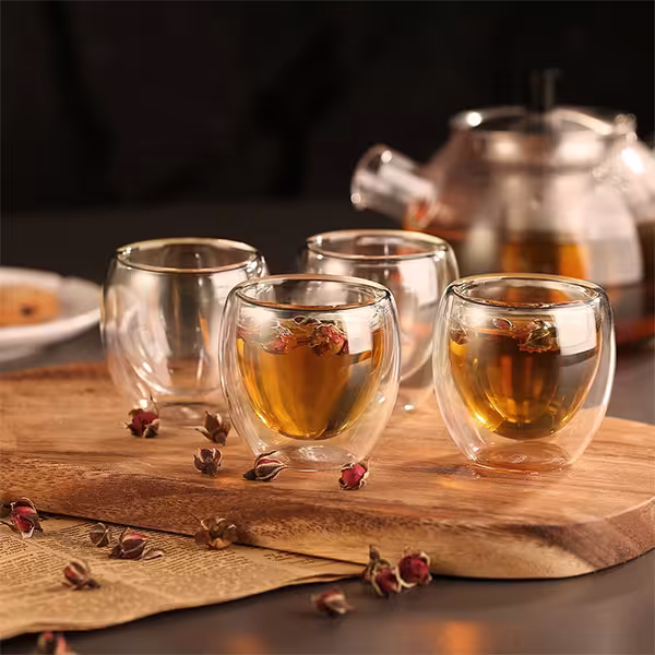 لیوان دوجداره مدل 150 میل تک