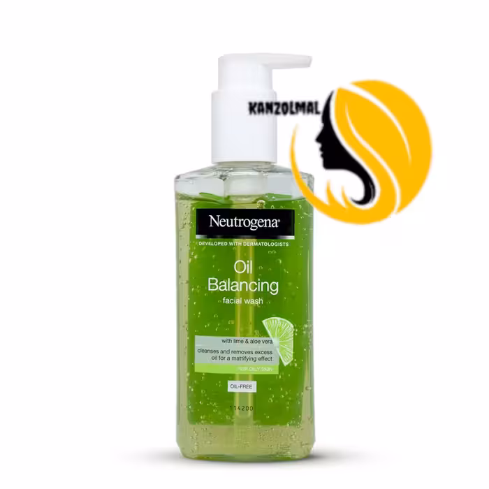 ژل شست و شو دهنده ی صورت نیتروژنا oil balancing اصل فرانسوی رنگ سبز