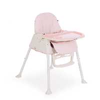 صندلی غذای کیکابو دوکاره صورتی جدید  kikkaboo creamy 2in1 pink