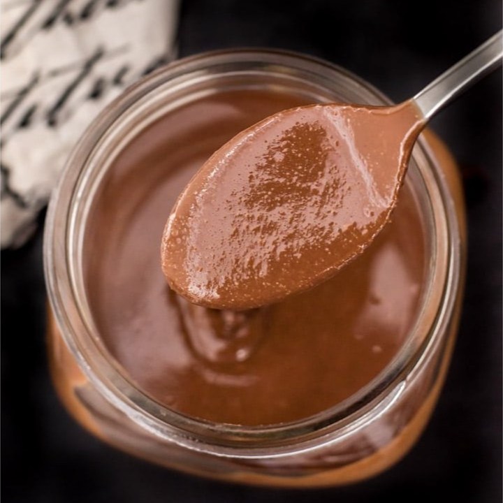 کره بادام زمینی شکلاتی تلخ 85 درصدی