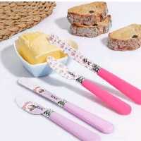 کارد صبحانه خوری کارد کره خوری گلدار انجل دسته سرامیکی