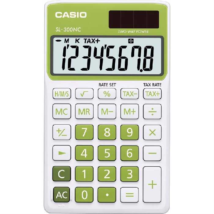 ماشین حساب رومیزی کاسیو مدل SL-300NC