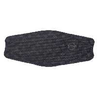 ماسک سه بعدی 5 لایه ارمغان رنگ مشکی طرح ال وی جعبه 20 عددی + 1 عدد ماسک هدیه