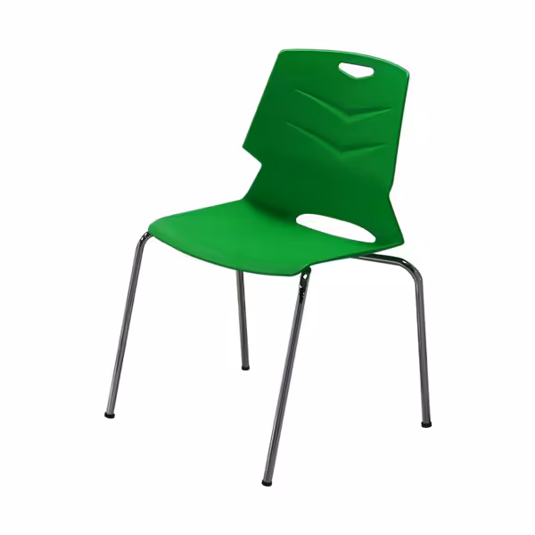 صندلی پلاستیکی بدون دسته پایه فلزی راحتیران مدل C430P