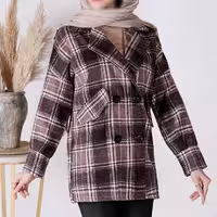 کت کشمیر چهارخونه صوفیا کد 3550500