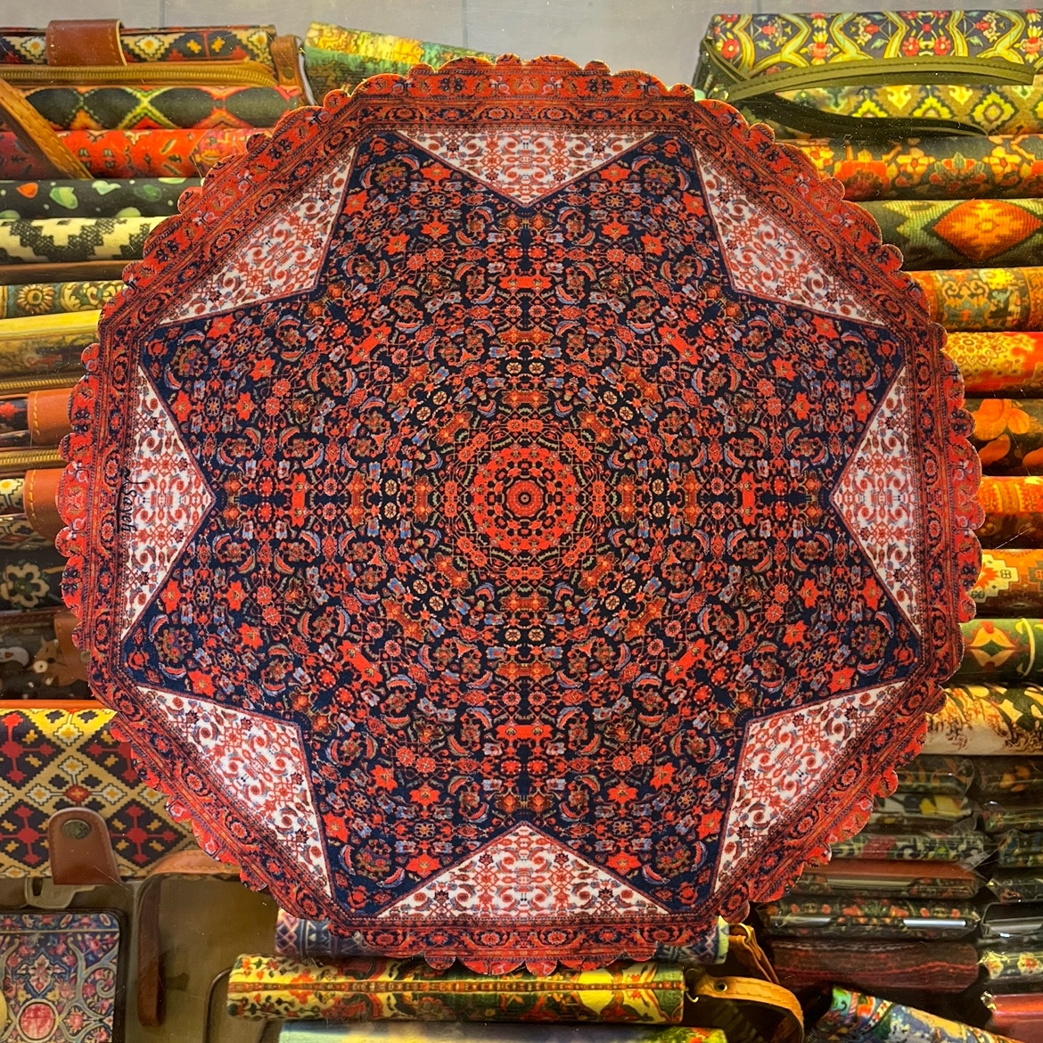 رومیزی  مخمل گرد قطر 30 مناسب جهت زیر بشقابی.تو سینی.میزعسلی