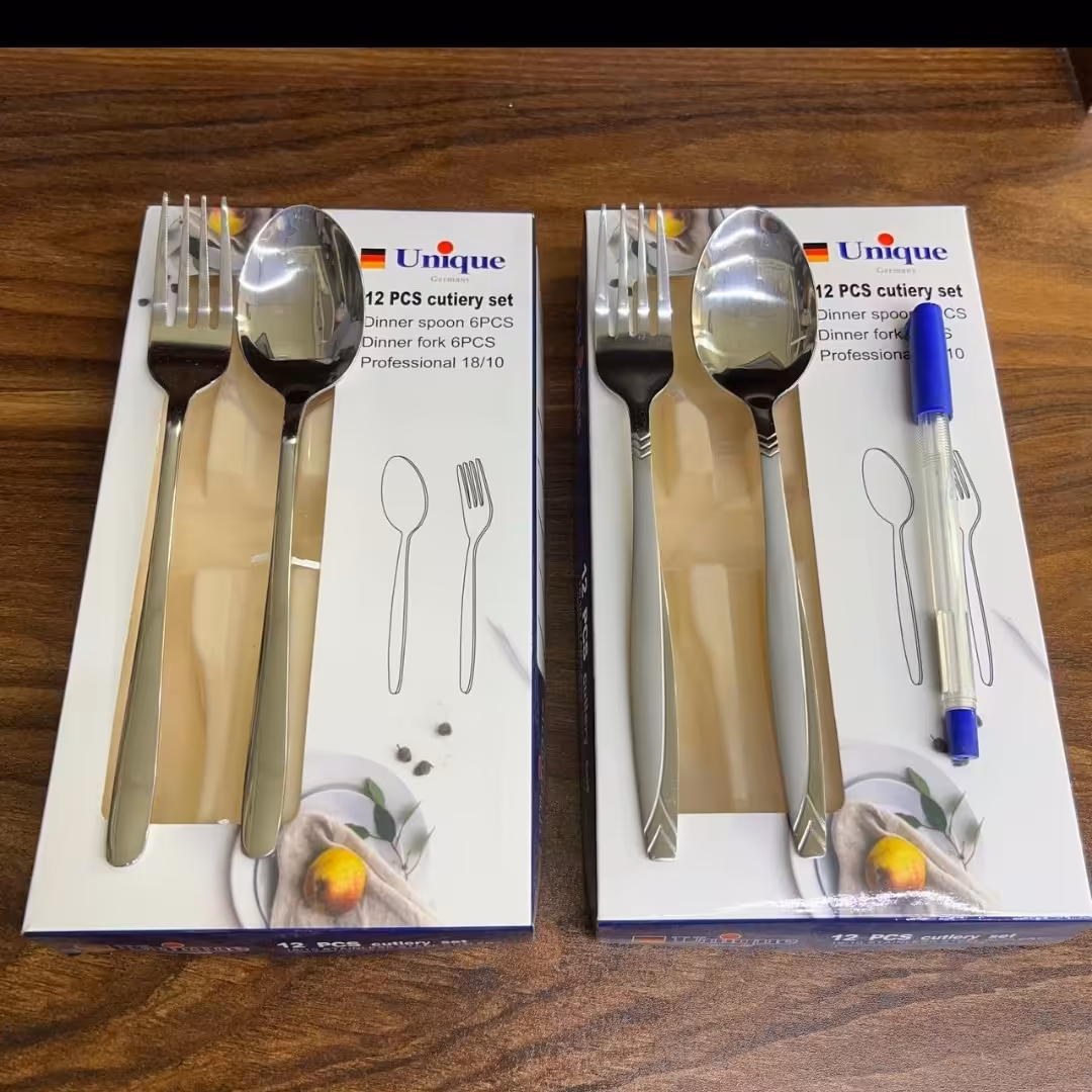 قاشق و چنگال غذا خوری یونیک به همراه ارسال رایگان 