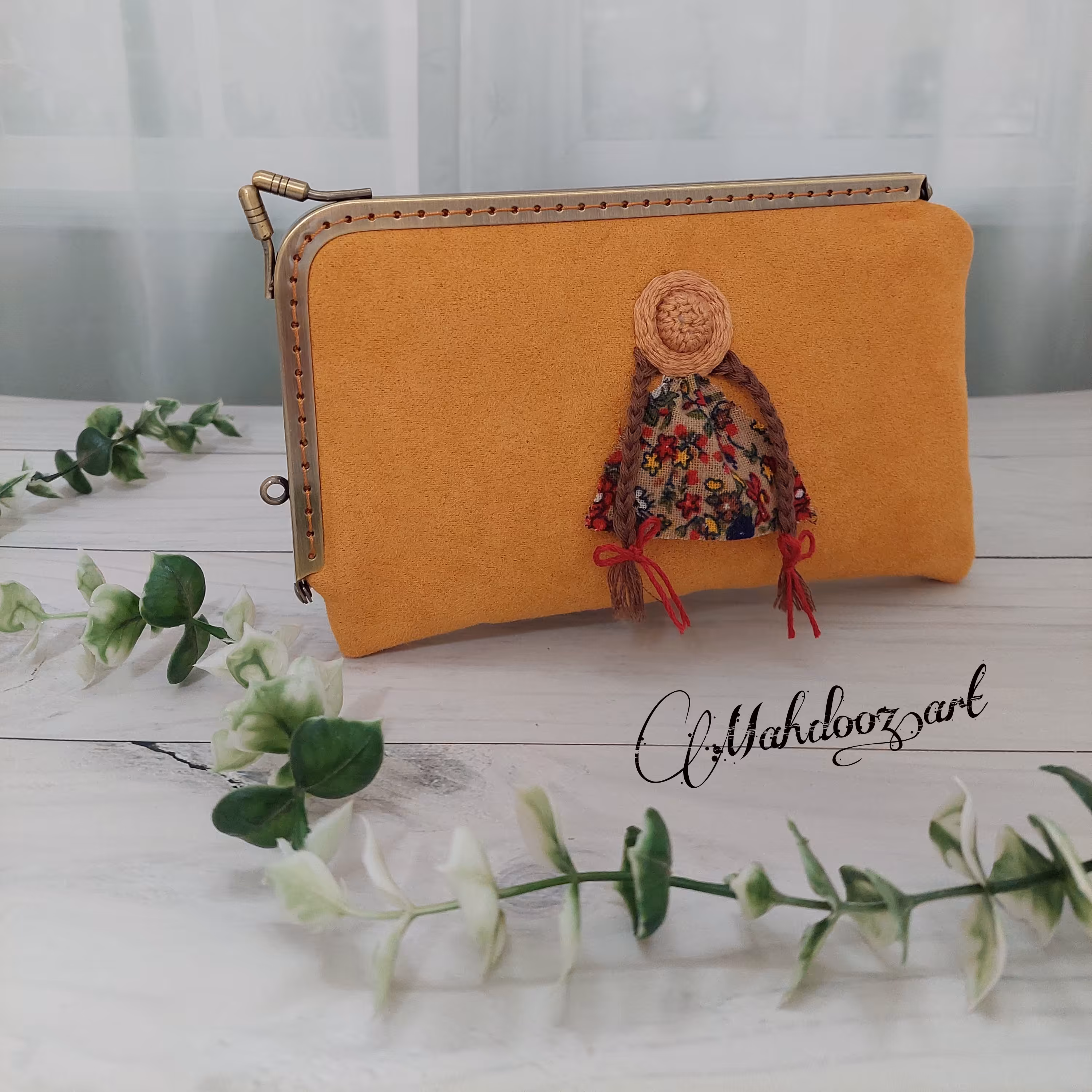 کیف موبایل دهانه فلزی فانتزی جذااااب😍😍