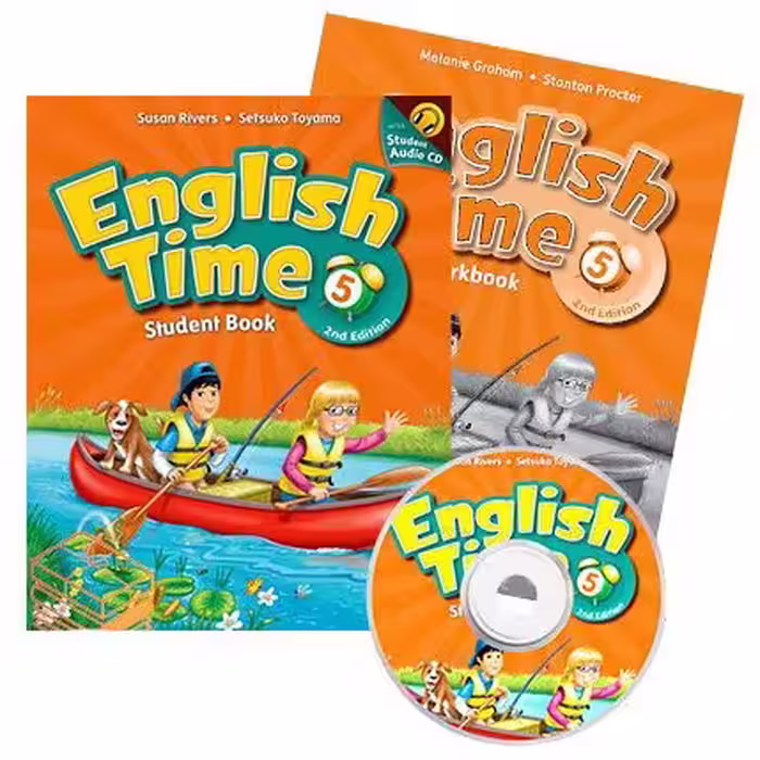 کتاب English Time 2nd Edition 5  به همراه CD رحلی