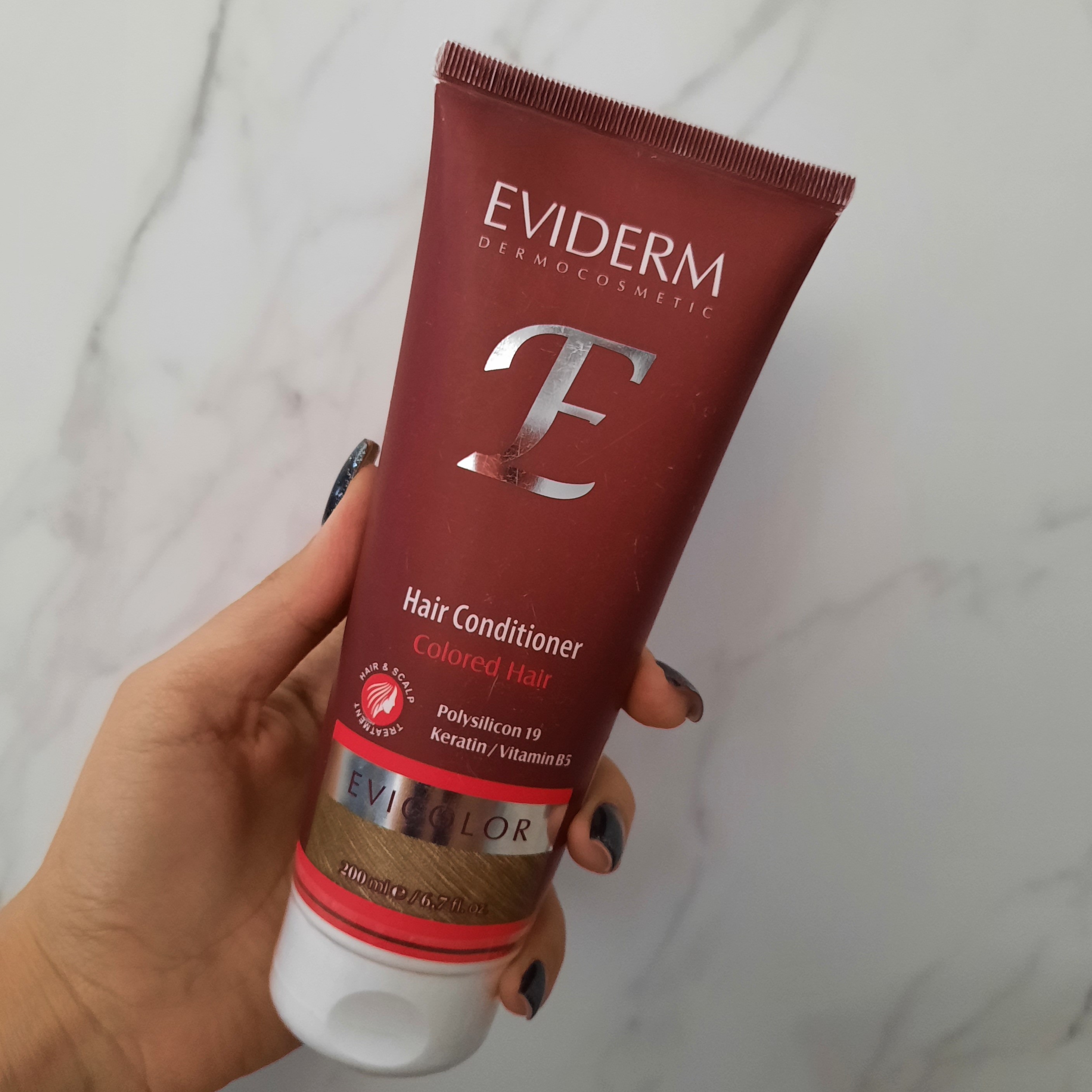 نرم کننده موهای رنگ شده اویکالر اویدرم (eviderm)