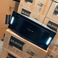 هود مخفی لمسی کنترلی کف شیشه ای بازشو مدل HT800