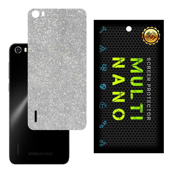 برچسب پوششی MultiNano مدل X-G1F-Silver برای پشت موبایل هوآوی Honor 6