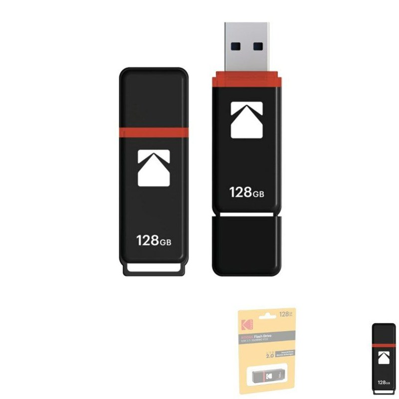 فلش مموری  USB 2.0 کداک مدل KODAK K102 ظرفیت 128 گیگابایت 