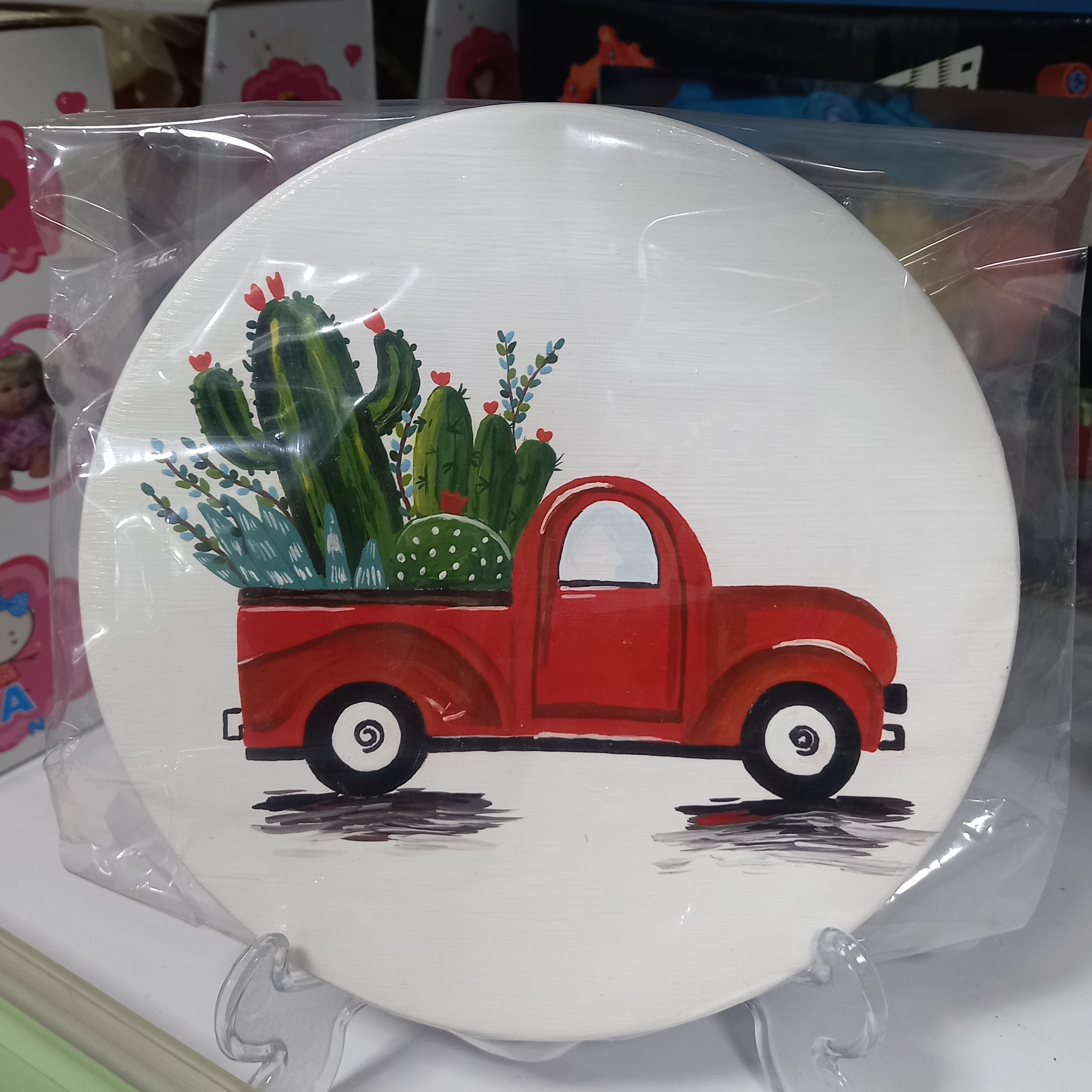 دیوارکوب سفالی کودکانه قطر20س