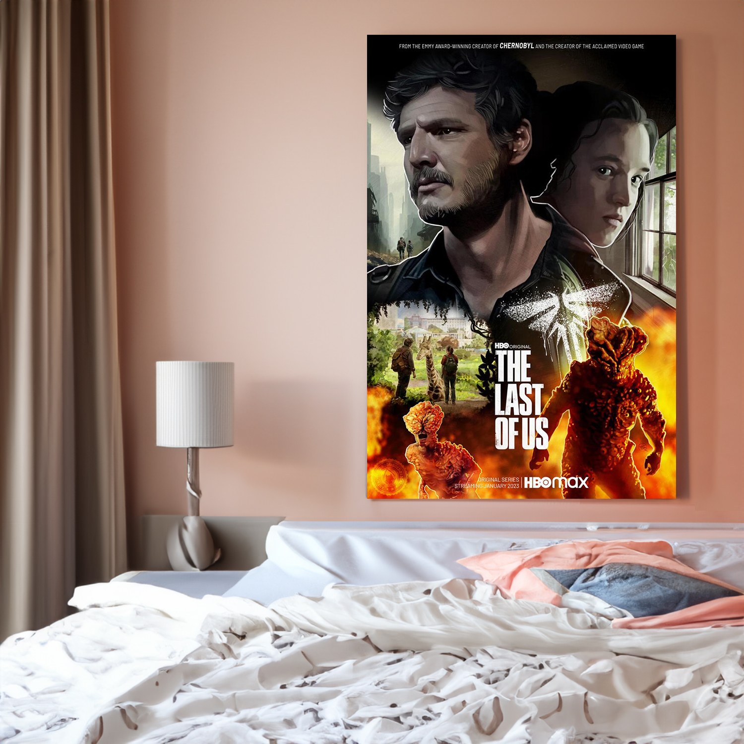 تابلو شاسی طرح آخرین بازمانده last of us alt1 سایز 21در30 مات کد c1-33