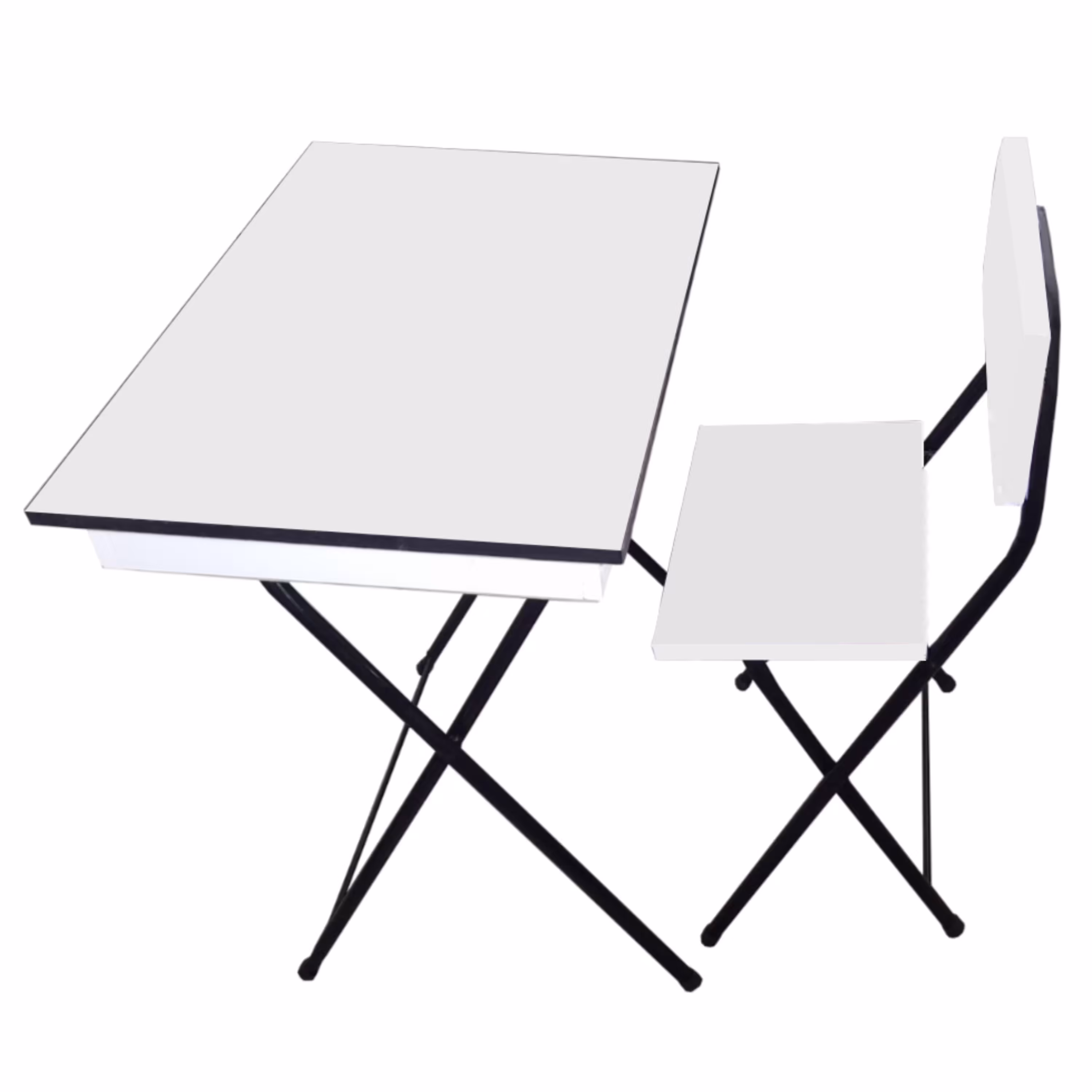 ست میزتحریر سفید وایت بردی مدل L