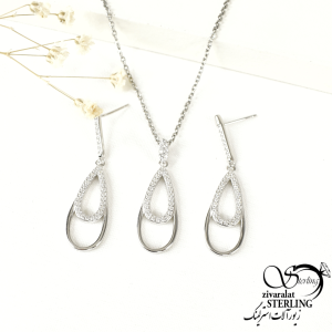 نیمست اشکی عیار 925 ایتالیایی کد 9198