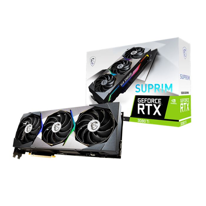 کارت گرافیک ام اس آی GeForce RTX 3080 Ti SUPRIM 12G LHR