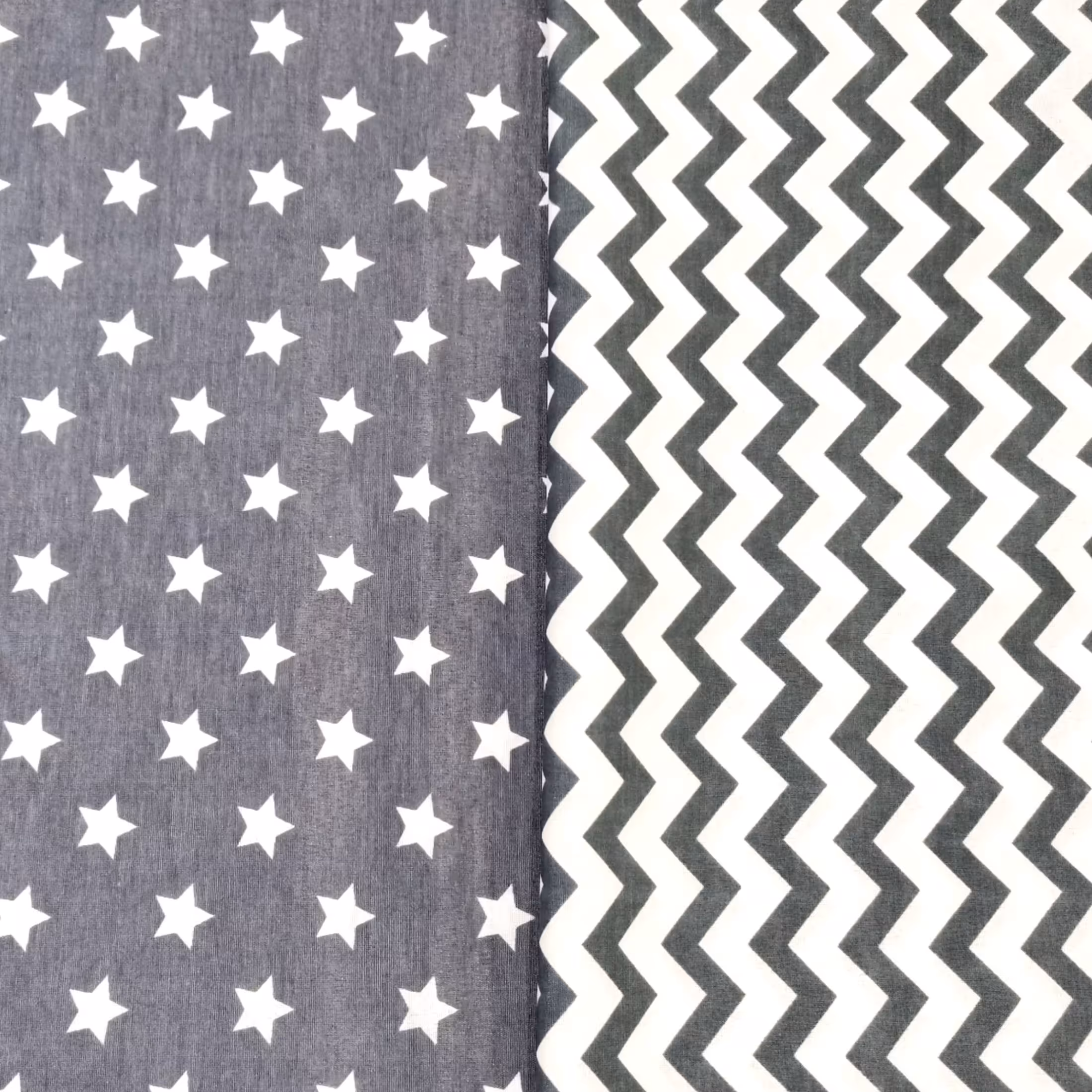 پارچه ملحفه متری مدل ست ستاره زیگ زاگ