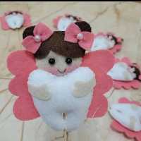 گیفت دندونی مدل فرشته با دوخت تمیز وباکیفیت