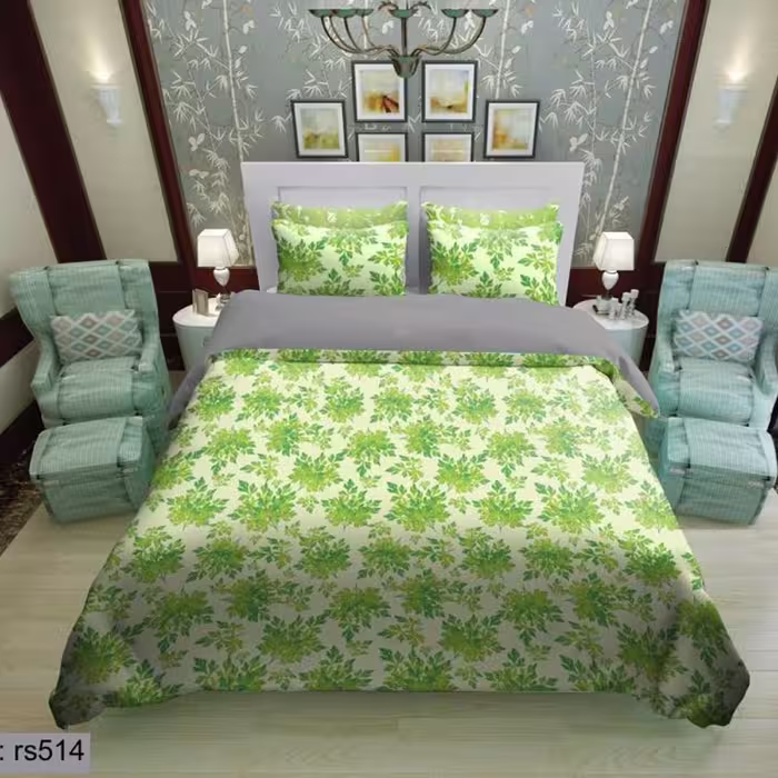 سرویس روتختی 2 نفره تنسل چاپی برندترک لند(Turk Land) rs 514