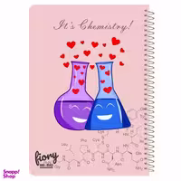 دفتر مشق 50 برگ مستر راد مدل شیمی کد Love 1717