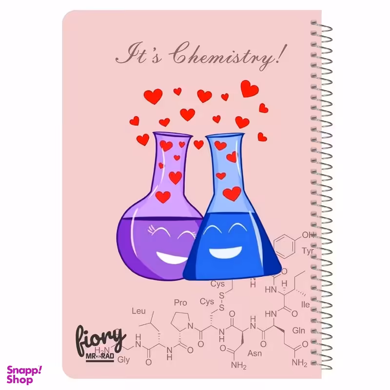دفتر مشق 50 برگ مستر راد مدل شیمی کد Love 1717