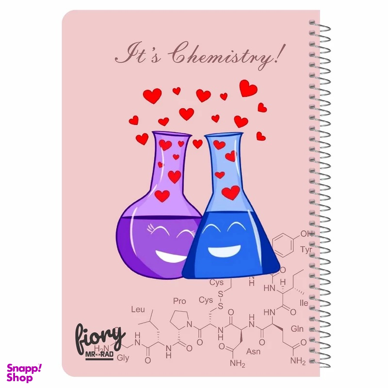 دفتر مشق 50 برگ مستر راد مدل شیمی کد Love 1717