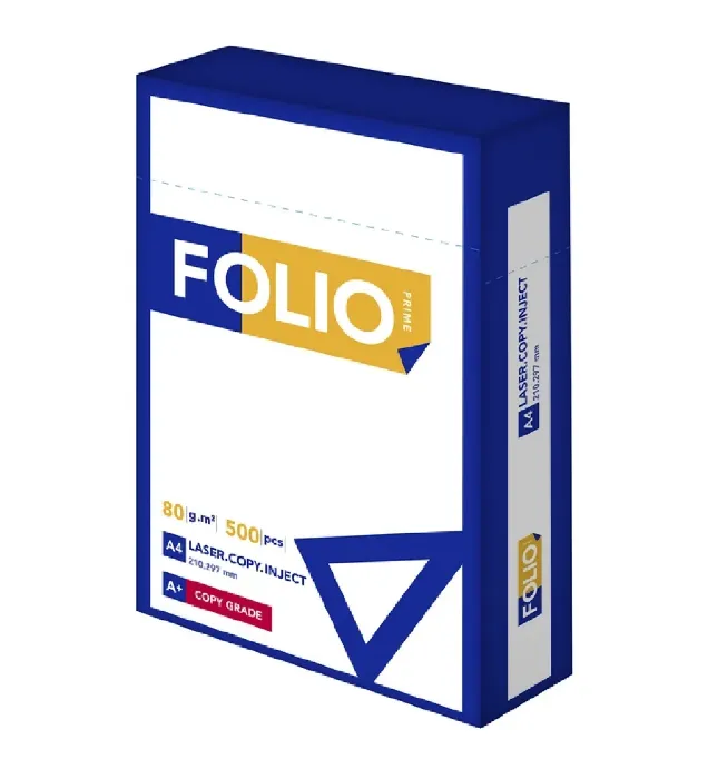 کاغذ A4 فولیو پرایم مدل +A بسته 500 عددی